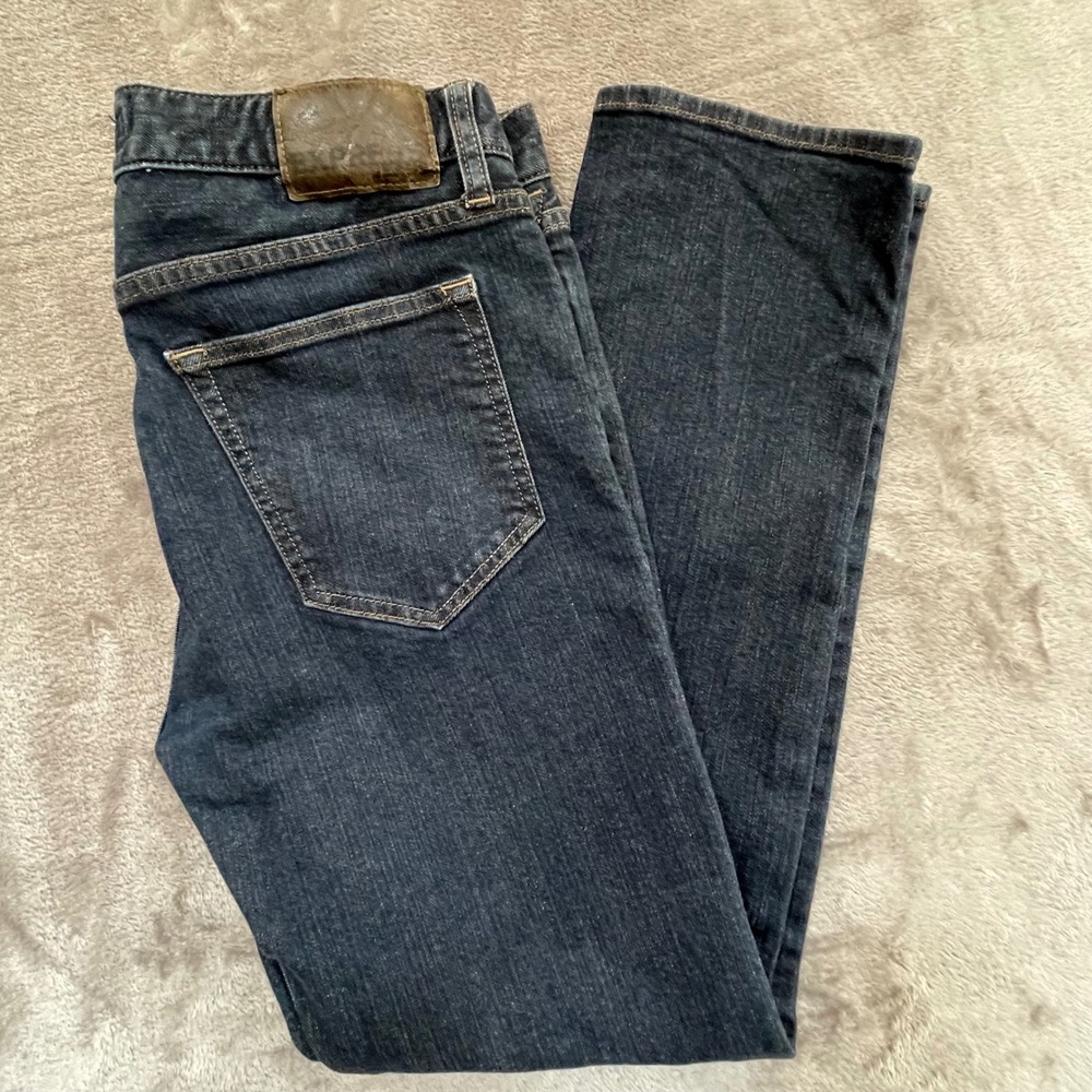 Express Rocco Slim Fit Slim Leg Dark Wash Jeans Mens 33x30 Stretch Denim